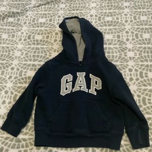Gap sweater hoodie blue 18-24 mos